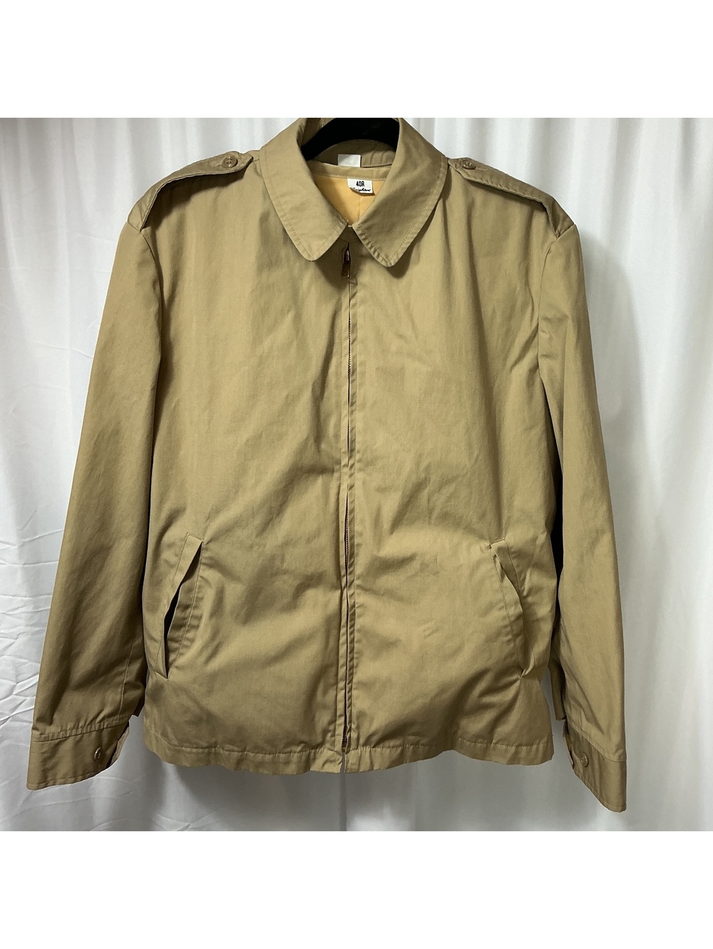Vintage Creighton U.S Navy Official Uniform Jacket 40R Khaki